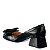 Mocassim Feminino Salto Médio Luiza Barcelos Preto - Imagem 3