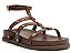 Papete Feminina Fancy Mix Rebites SS24 Schutz Marrom - Imagem 1