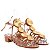 Sandália Feminina Miele Conciato Boho Esferas SS24 Schutz Marrom - Imagem 2