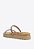 Papete Feminina Cortiça Strass Logo Pedraria SS24 Schutz Bege - Imagem 3