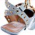 Scarpin Feminino Slingback Belt Ilhós Coração VCZ24 Vicenza Azul - Imagem 5