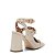Scarpin Feminino Slingback Kristen Ilhós VCZ24 Vicenza Off White - Imagem 4
