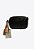 Bolsa Feminina Pequena Kate Charms Tag SS24 Schutz Preta - Imagem 1