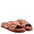 Papete Feminina Couro Tira X Aplicações SS24 Schutz Camel - Imagem 2