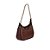 Bolsa Feminina Média Correntes Palha Luiza Barcelos Coffee - Imagem 2