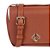 Bolsa Feminina Média Shoulder Couro Luiza Barcelos Camel - Imagem 5