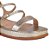 Sandália Feminina Flatform Metal Texturizada Luiza Barcelos Dourada - Imagem 5
