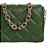 Bolsa Feminina Média Tote Alça Corrente Viena Luiza Barcelos Verde - Imagem 5