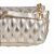 Bolsa Feminina Pequena Tiracolo Metal Leather Luiza Barcelos Dourado - Imagem 6