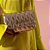 Bolsa Feminina Pequena Tiracolo Metal Leather Luiza Barcelos Dourado - Imagem 7