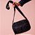 Bolsa Feminina Média Tiracolo Duo Zíper Luiza Barcelos Preto - Imagem 8
