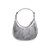 Bolsa Feminina Semi Esferas Meia Lua Luiza Barcelos Prata - Imagem 3