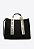 Bolsa Feminina Tote Livia Lona SS23 Schutz Preta - Imagem 3