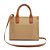 Bolsa Feminina Pequena Tote Lona Lala SS24 Schutz Camel - Imagem 3