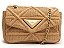 Bolsa Feminina Pequena Palha Tressê Alça Meia Corrente SS24 Schutz Cappuccino - Imagem 1