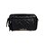 Bolsa Feminina Média Tiracolo Bolso Externo Luiza Barcelos Preto - Imagem 1