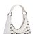 Bolsa Feminina Tiracolo Meia Lua Esferas Luiza Barcelos Off White - Imagem 5