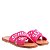 Chinelo Feminino Rasteirinha SS24 Schutz X Rosa Chiclete - Imagem 2