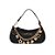 Bolsa Feminina Pequena Tiracolo Mix Pingentes Luiza Barcelos Preto - Imagem 1