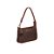 Bolsa Feminina Pequena Tiracolo Monograma Luiza Barcelos Marrom - Imagem 2