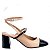 Scarpin Feminino Margot Verniz Duo Raio de Sol Specchio Brand Nude - Imagem 1
