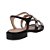 Sandália Feminina Fivela Aplicações Luiza Barcelos Preto - Imagem 3