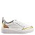 Tênis Feminino Samara Textura Dourado Raio de Sol Specchio Brand Branco - Imagem 1