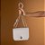 Bolsa Feminina Média Alça Fecho Geométrico Luiza Barcelos Off White - Imagem 7