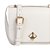 Bolsa Feminina Média Alça Fecho Geométrico Luiza Barcelos Off White - Imagem 6