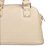 Bolsa Feminina Média Bolso Externo Alça Logo Luiza Barcelos Bege - Imagem 7