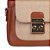 Bolsa Feminina Pequena Couro Alça Mão Palha Fecho Luiza Bercelos Camel - Imagem 6