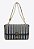 Bolsa Feminina Média Liana Alça Meia Corrente Crochê Ráfia SS24 Schutz Azul - Imagem 6