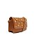 Bolsa Feminina Pequena Aplicações Logo Alça Corrente SS24 Schutz Camel - Imagem 2
