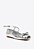 Sapatilha Feminina Detalhe X Fivela Spike VCZ24 Vicenza Prata - Imagem 2