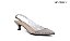 Scarpin Feminino Maithê Vinil Brilho Raio de Sol Specchio Brand Prata - Imagem 1