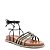 Papete Feminina Joane Sporty Glam Strass SS24 Schutz Marrom - Imagem 2
