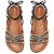 Papete Feminina Joane Sporty Glam Strass SS24 Schutz Marrom - Imagem 4