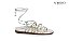 Papete Juliana Trançada Metal Duo Back In Stock 24 Specchio Brand Prata - Imagem 1