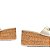 Sandália Plataforma Natural Cortiça Couro Schutz Off White - Imagem 5