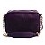 Bolsa Média Clássica Alça Corrente Barbicacho Luiza Barcelos Roxo - Imagem 4