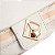 Bolsa Feminina Pequena Listrada Fecho Alça Corrente Luiza Barcelos Off White - Imagem 5