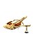 Scarpin Slingback Georgia Kitten Heel VCZ FALL 24 Vicenza Dourado - Imagem 3