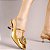 Scarpin Slingback Georgia Kitten Heel VCZ FALL 24 Vicenza Dourado - Imagem 6