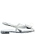 Sapatilha Ballerina Georgia Kitten Heel VCZ FALL 24 Vicenza Prata - Imagem 1
