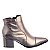 Bota Isa Bico Fino Metal Momentos Specchio Brand Chumbo - Imagem 1