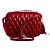 Bolsa Média Alça Verniz Zíper Matelassê Barbicacho Luiza Barcelos Vermelho - Imagem 4