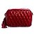 Bolsa Média Alça Verniz Zíper Matelassê Barbicacho Luiza Barcelos Vermelho - Imagem 1