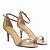 Sandália Deluxe Couro Salto Médio Fino SCZ FALL 24 Schutz Nude - Imagem 2
