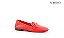Mocassim Isis Fivela Couro Momentos Specchio Brand Vermelho - Imagem 1