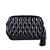 Bolsa Média Alça Verniz Zíper Matelassê Barbicacho Luiza Barcelos Preto - Imagem 3